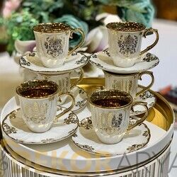 Leone Bone 6lı Çay Fincan Takımı - 1