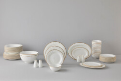 Be Original Monarch Gold 60 Parça 12 Kişilik Bone China Yemek Takımı - 4