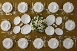 Be Original Monarch Gold 60 Parça 12 Kişilik Bone China Yemek Takımı - 5