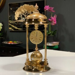 Lüx Masa Saati Camel Gold - Dekor Arya