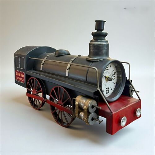 Buharlı Lokomotif Masa Saati (45×28 cm) - 1