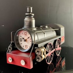 Buharlı Lokomotif Masa Saati (45×28 cm) - 2