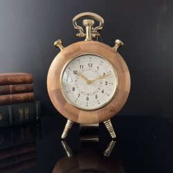 Dekorarya Heritage Retro Ahşap Masa Saati - 2