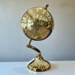 Atlas Gold Dünya Küre – 16×33 cm - Deco Vien 
