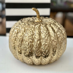 Gold Kabak Dekoratif Obje 23x17cm - 2