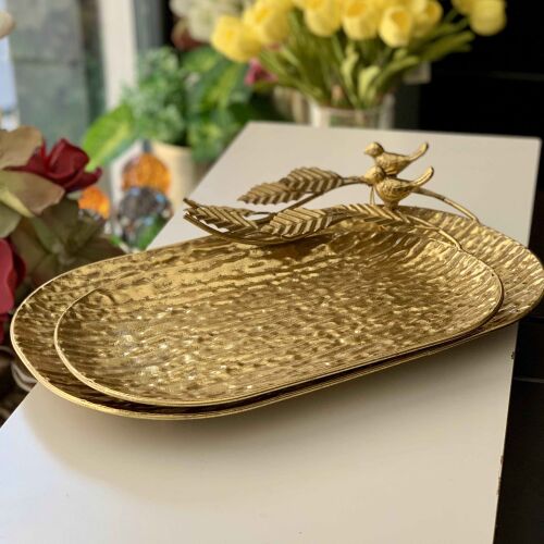 Metal Sunum Tepsi 2 Li - 1