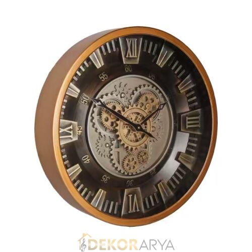 Rustica Çarklı Duvar Saati 46 Cm - 2