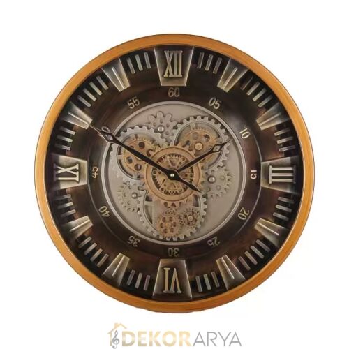 Rustica Çarklı Duvar Saati 46 Cm - 1