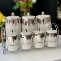 Master Magic 8 Parça Baharat Seti - Silver - 2