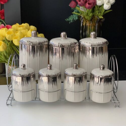 Master Magic 8 Parça Baharat Seti - Silver - 1