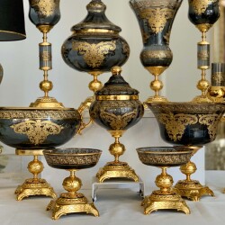 Napoli̇ 12 Parça Salon Konsol Aksesuar Seti Füme - 3