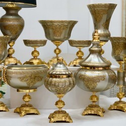 Napoli̇ 12 Parça Salon Konsol Aksesuar Seti̇ Platin - 3