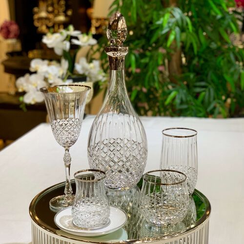 Okınowa Platin 61 Parça Kristal Sofra Seti - 5