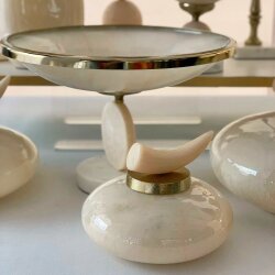 Pearl Shine Mermer Tabanlı 10 Parça Lüks Salon Aksesuar Seti - 2