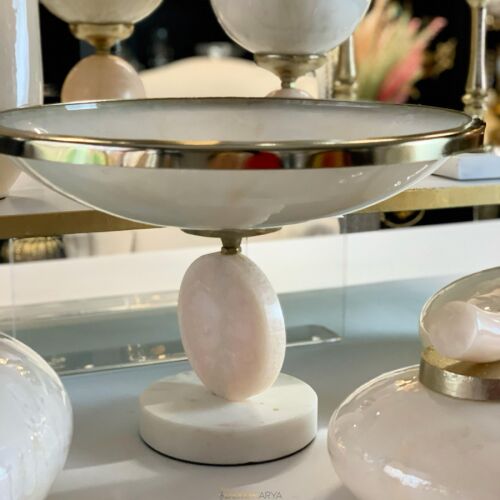 Pearl Shine Mermer Tabanlı 10 Parça Lüks Salon Aksesuar Seti - 3