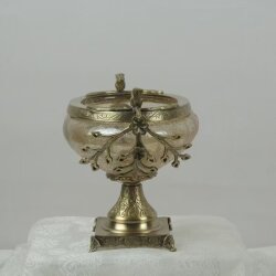 Pirinç Dekoratif Salon Aksesuar Seti Barok Anka - 2