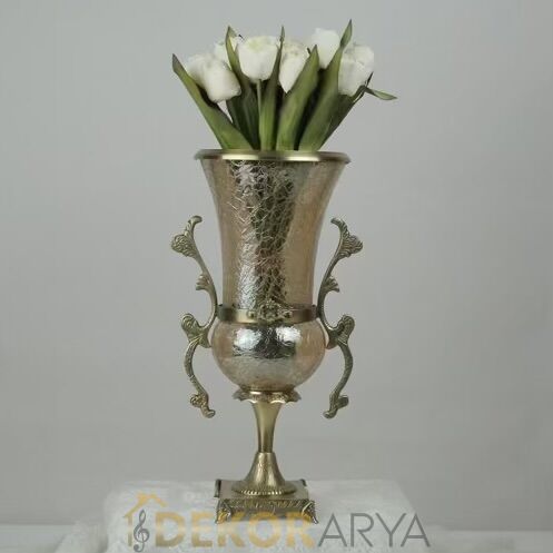 Pirinç Dekoratif Salon Aksesuar Seti Barok Anka - 6