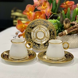 Rosali̇a Si̇yah 6lı Nescafe Takımı - CANBA & GLAZZE 