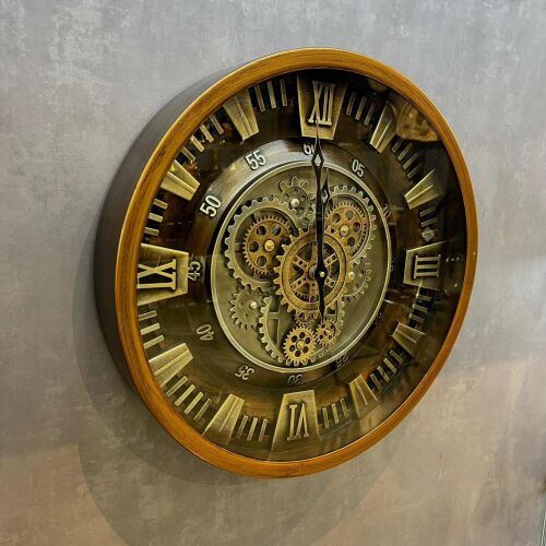 Rustica Çarklı Duvar Saati 46 Cm - 1