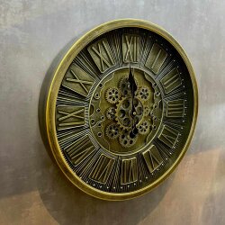 Antique Çarklı Duvar Saati 46 Cm - Dekor Arya