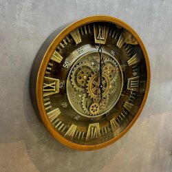 Rustica Çarklı Duvar Saati 46 Cm - Dekor Arya