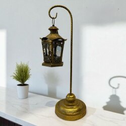 Şafak Lambası, Ayaklı Dekoratif Fener (76 cm) - Dekor Arya