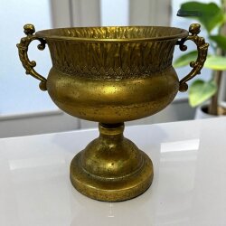 Antik Dokunuşlu Kulplu Dekoratif Gondol Kase - Dekor Arya