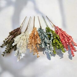 Yapay Sarkıt Okaliptüs Dalı Beyaz - Dekor Arya