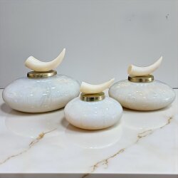 Dekorarya Pearl Shine 3’lü Yatay Dekoratif Küp Seti - Dekor Arya