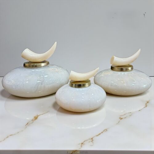 Dekorarya Pearl Shine 3’lü Yatay Dekoratif Küp Seti - 1