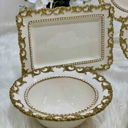 5 Li Seramik Servis Set Fiore - 3