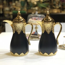 Lüks Termos 2'li Set Siyah Gold - 2