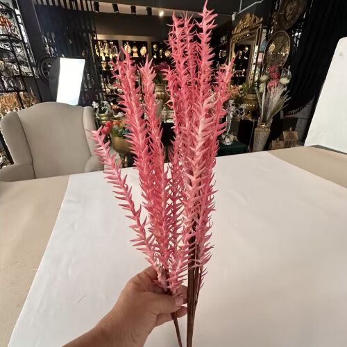 Yapay Dekoratif Pampas Dalı Pembe - 1