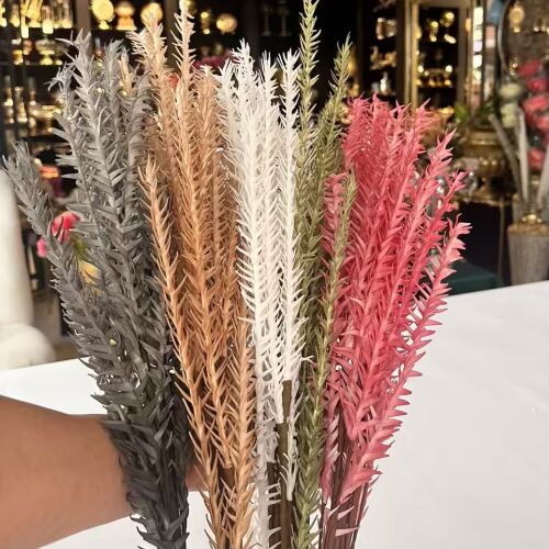 Yapay Dekoratif Pampas Dalı Pembe - 4