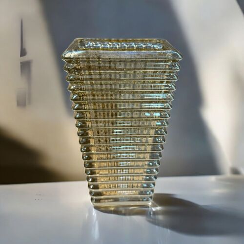 Amber Glow Cam Vazo Küçük Boy (13×22 cm) - 1