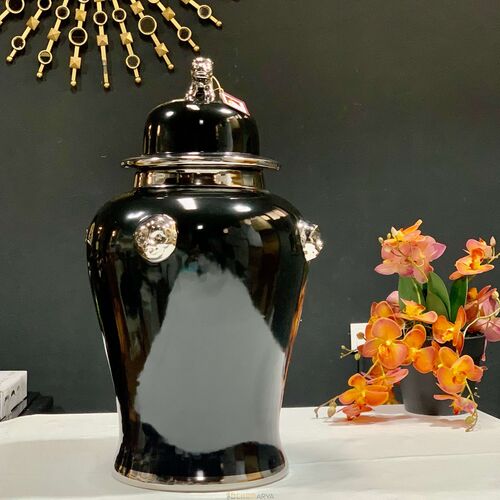 Aslanli Küçük Gümüş Vazo - 4