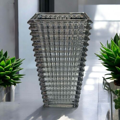 Silver Glow Cam Vazo Büyük Boy (16×28 cm) - 1