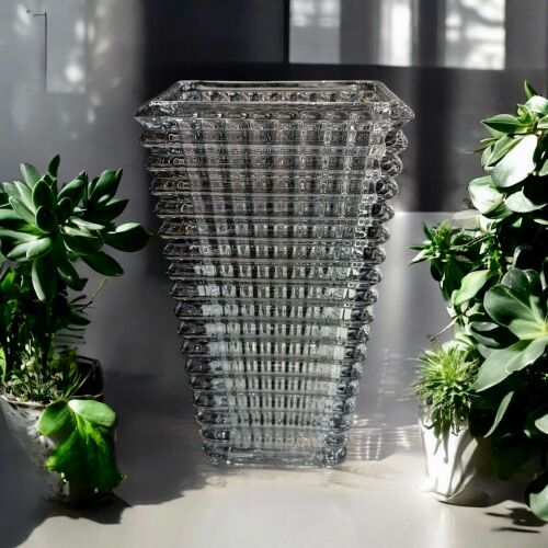 Silver Glow Cam Vazo Küçük Boy (13×22 cm) - 1