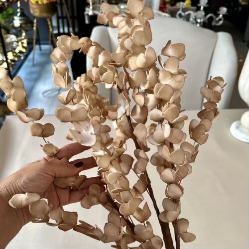 Yapay Sarkıt Okaliptüs Dalı Karamel Bej - 1